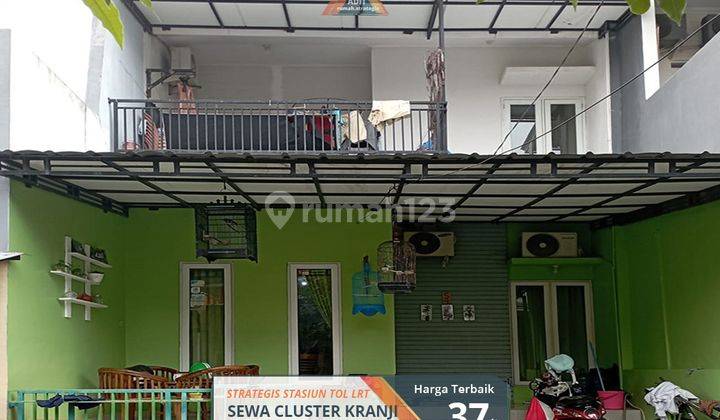 Sewa Cluster Stratgis 4KT Jl Lebar Stasiun Kranji Tol LRT Jakarta 1