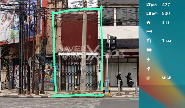 Ruang Usaha Hitung Tanah Kawasan Bisnis di Jl Basuki Rahmat Malang