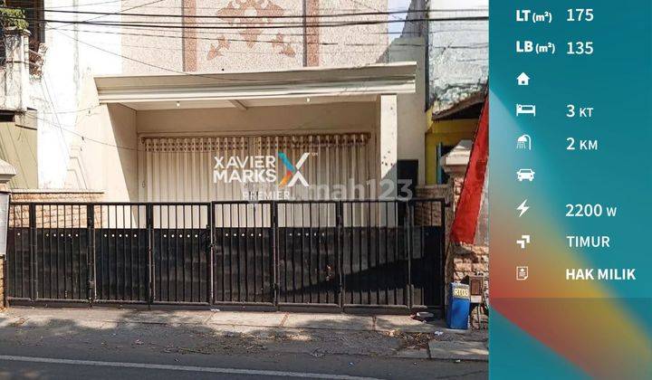 Rumah Usaha Poros Jalan Bunga bunga Malang Kawasan Kampus 1