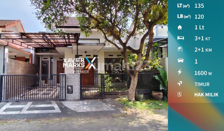 Rumah Dekat Kampus Brawijaya di Permata Jingga Malang