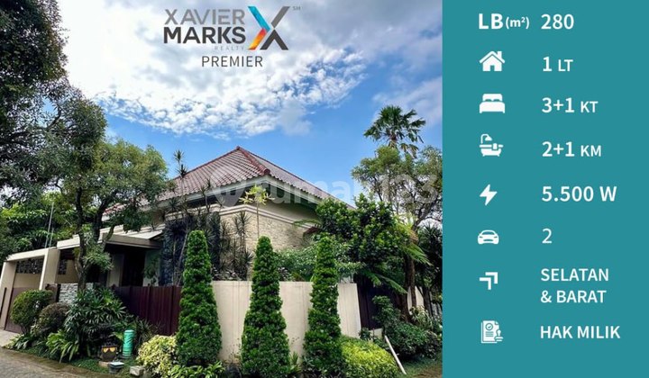 Rumah Hook Mewah Full Furnish di Villa Puncak Tidar Malang