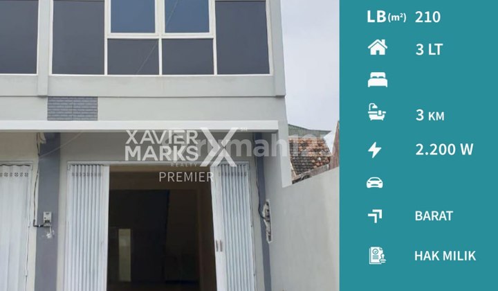3-Story Shophouse on Main Road with Ample Parking at Jl Sigura-Gura, Malang 3-Story Shophouse on Main Road with Ample Parking at Jl Sigura-Gura, Malang