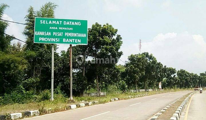 Tanah 5 Ha Shm Murah Strategis Pinggir Jalan Raya di Serang