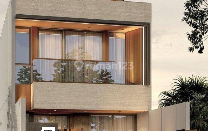 738 Rumah 2 Lt Modern Kontemporer di Vila Dago Pamulang Tangerang 1