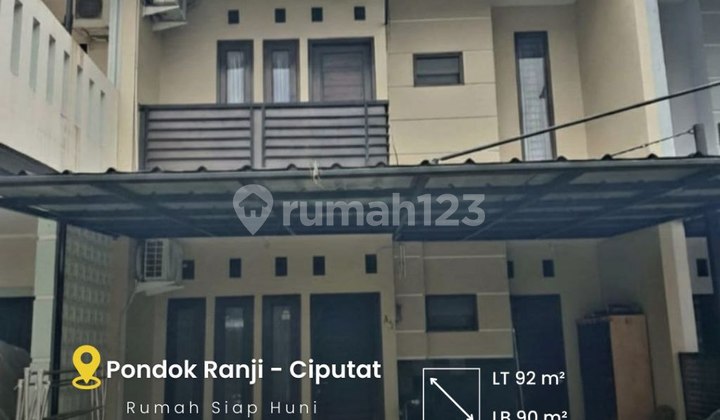 010 Rumah 2 LT Dlm Cluster Harga Dibawah Pasaran Nempel Bintaro, Pondok Ranji 2