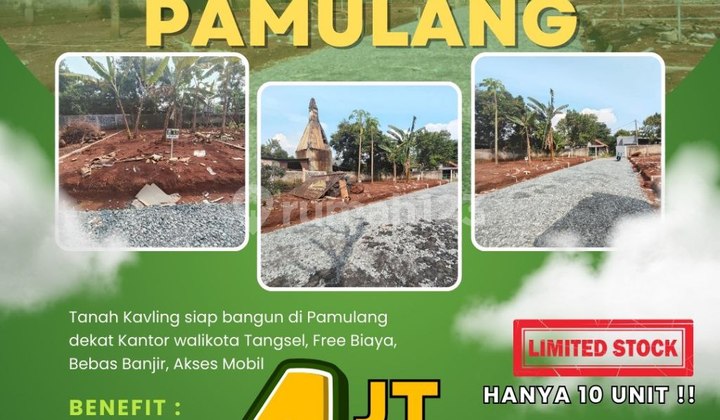 815 Kavling SHM Sudah Pecah Dalam Cluster Siap Bangun di Pamulang 815 Kavling SHM Sudah Pecah Dalam Cluster Siap Bangun di Pamulang
