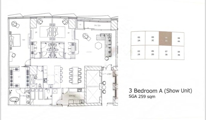 Apartemen Murah Siap Huni 4 Kamar Tidur di Two Sudirman Residence Apartemen Murah Siap Huni 4 Kamar Tidur di Two Sudirman Residence