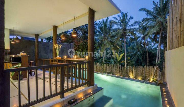 Dijual Cepat. FULL FURNISHED - EQUIPPED & COZY VILLA DENGAN GARDEN YANG LUAS. BERADA DI JANTUNG UBUD BALI 1