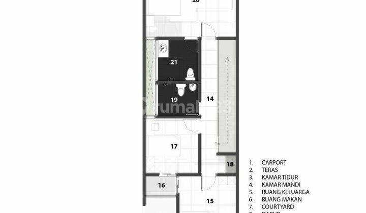 Dijual 1 Unit Rumah 2 lantai di D'Grande 2