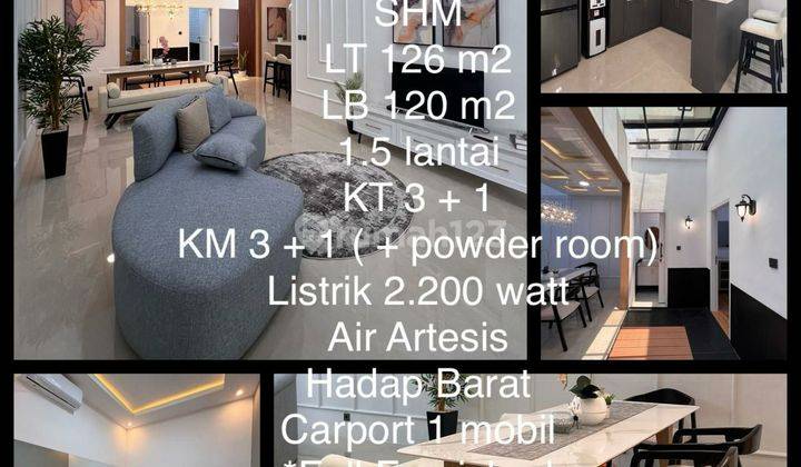 Dijual Fullfurnish Rumah 1.5 lantai, Minimalis di Kota Baru Parahyangan, Wangsakerta 1