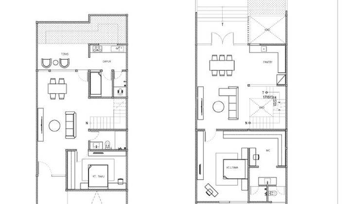 Rumah 3 Lantai Baru SHM di Setra Duta, Bandung 1