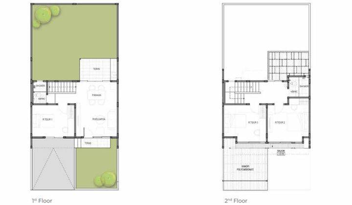 Rumah 2 Lantai Baru HGB di Kota Baru Parahyangan, Bandung 2