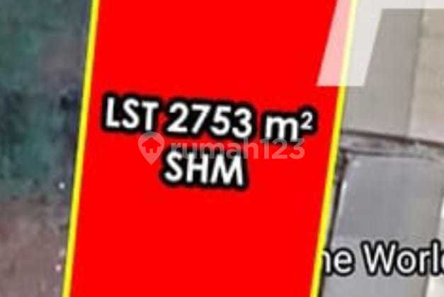 Tanah Murah Hoki Bentuk Kotak Luas 2753.0 M² Harga Dibawah Njop