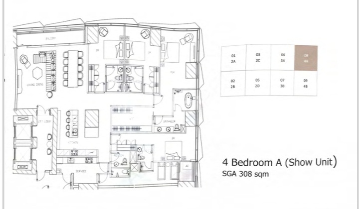 Apartemen Murah Siap Huni 5 Kamar Tidur di Two Sudiman Residence Apartemen Murah Siap Huni 5 Kamar Tidur di Two Sudiman Residence
