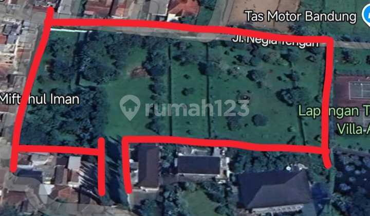 Tanah Murah Dibawah NJOP Luas 10155 M2 Strategis SHM di Setiabudi