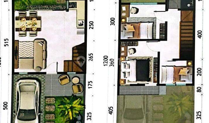 Rumah 2 Lantai Baru di Dago Asri Sayap Dago, Bandung 66m² 2