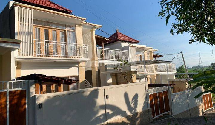 For Rent 2-Storey Villa With Rice Field View In Munggu Area, Badung, Bali. 1