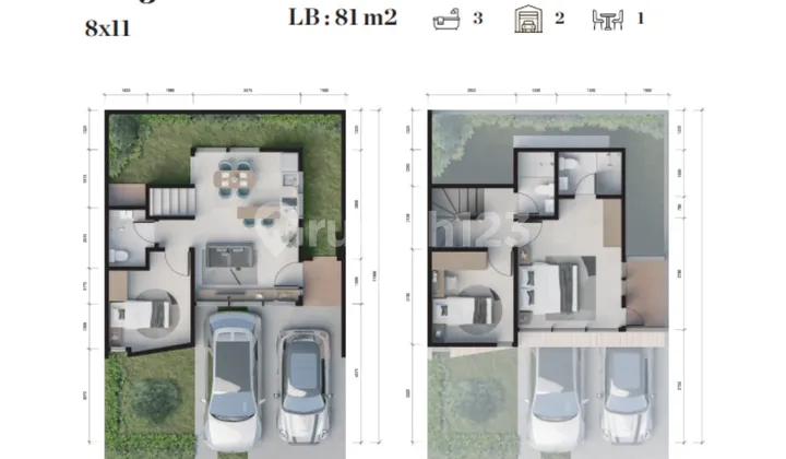 Greenwoods Country Bogor Rumah Minimalis Dengan Lakefront View 2