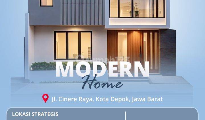 Modern Home OZ Cinere Dekat Tol Brigif 1
