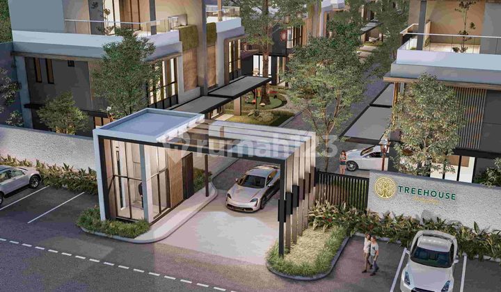 TreeHouse Cirendeu Rumah 3 Lantai Luas 2,5M TreeHouse Cirendeu Rumah 3 Lantai Luas 2,5M