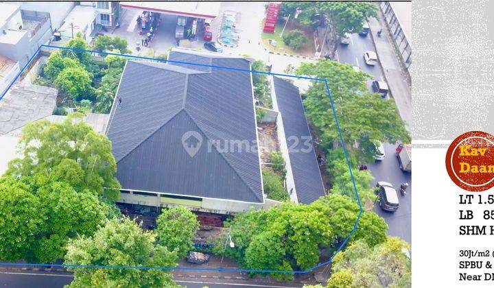 Dijual Atau Disewa Gedung 2 Lantai + Rumah di Daan Mogot 2