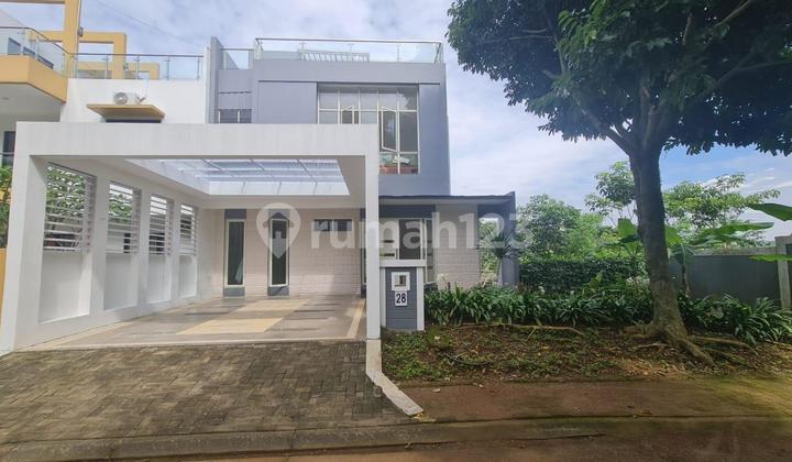 Modern Mountain View House with Spacious Backyard SHM in Santorini Cluster, Sentul City, Bogor 2