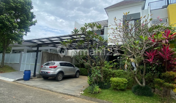 Rumah 2 Lantai Bagus Siap Huni View Gunung SHM di Cluster Santorini Sentul City Bogor 2