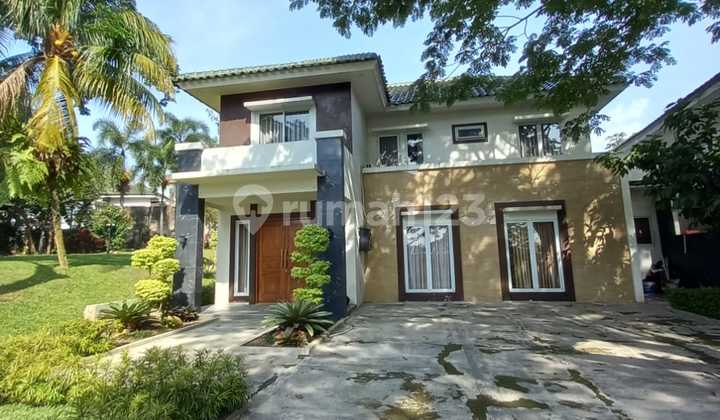 Rumah Hook Nuansa Villa Dengan Banyak Kamar Shm Di Cluster Bukit Golf Hijau Sentul City Bogor 2