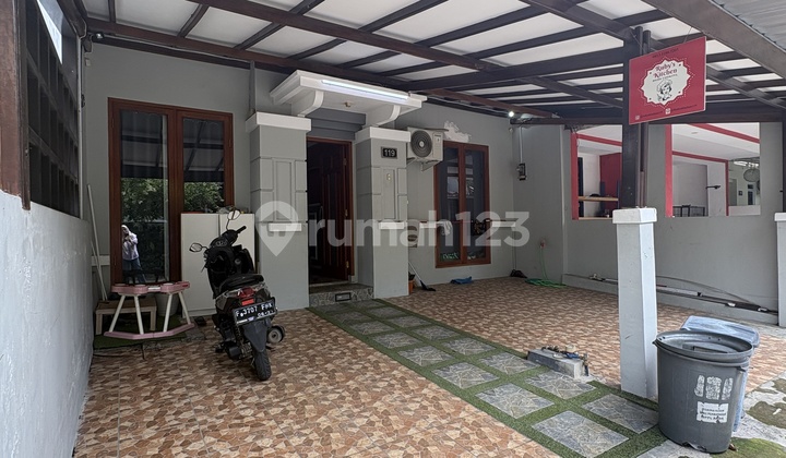 Rumah 1 Lantai Siap Huni dengan Mezanine SHM Dekat ke Taman Budaya di Cluster Taman Venesia Sentul City Bogor 2