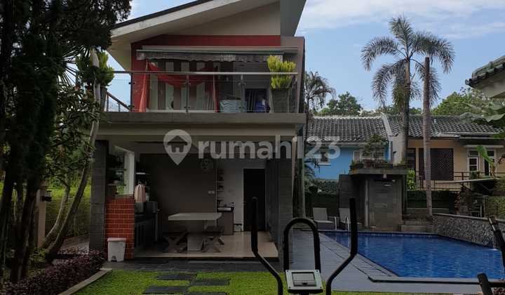 Rumah Mewah Siap Huni Dengan Private Pool Di Cluster Bukit Golf Hijau Sentul City Bogor 2