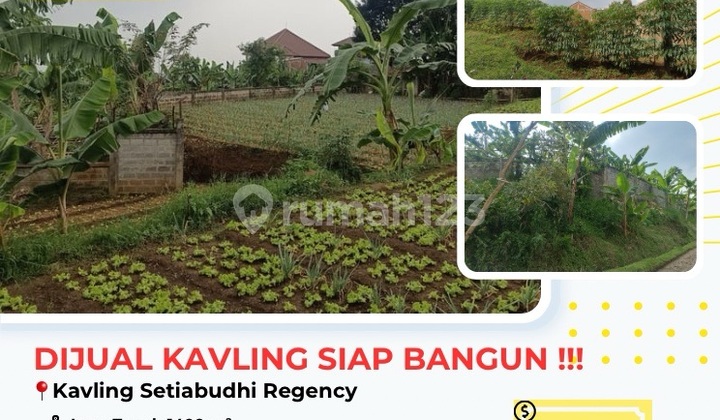 Kavling Murah Siap Bangun Di Setiabudi Regency