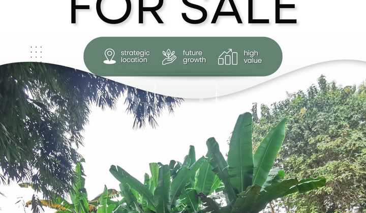 Kavling LT 2.009 M2 Cisauk, Sangat Strategis, Dekat BSD