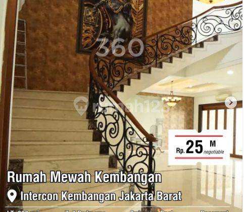 Dijual Rumah Mewah Di Intercon Kembangan Uk800m2 Elegant Jakbar 2