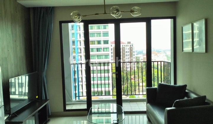 For Rent Hampton's Park Apartment 2BR Size 58m² Furnished Golf View in South Jakarta