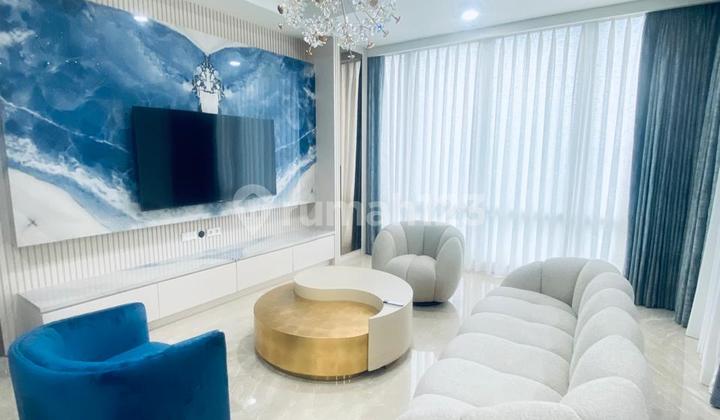 For Rent Apartment Element Kuningan 3br 186m2 size best view and Furnished South Jakarta