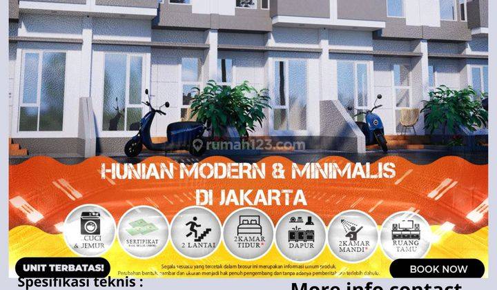 Rumah Baru Harga murah Mulai 450 jutaan di Sunter Dekat JISS kota Jakarta utara 1