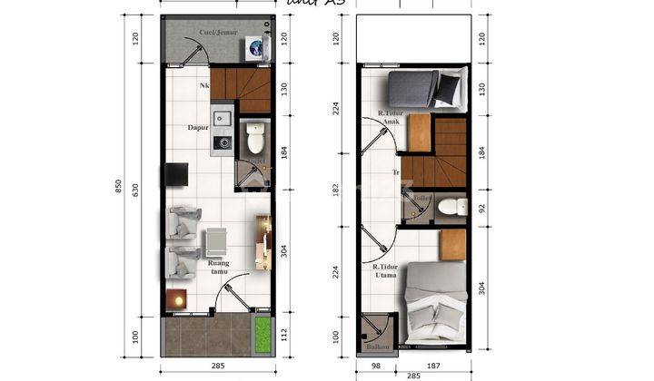 Rumah Baru Harga murah Mulai 450 jutaan di Sunter Dekat JISS kota Jakarta utara 2