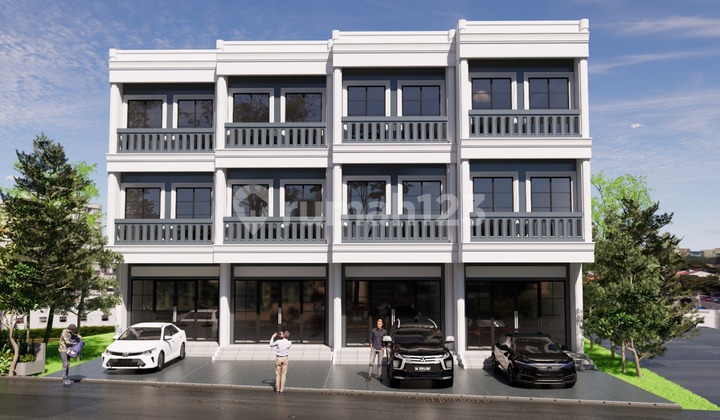 For Sale: Roadside Shophouse on Main Road. Strategic Location in Rawasari Area. Central Jakarta. 2