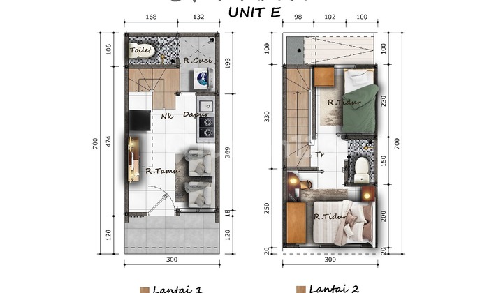 Cheap House for Sale in Cempaka Putih, Jakarta. Motorcycle Access 2