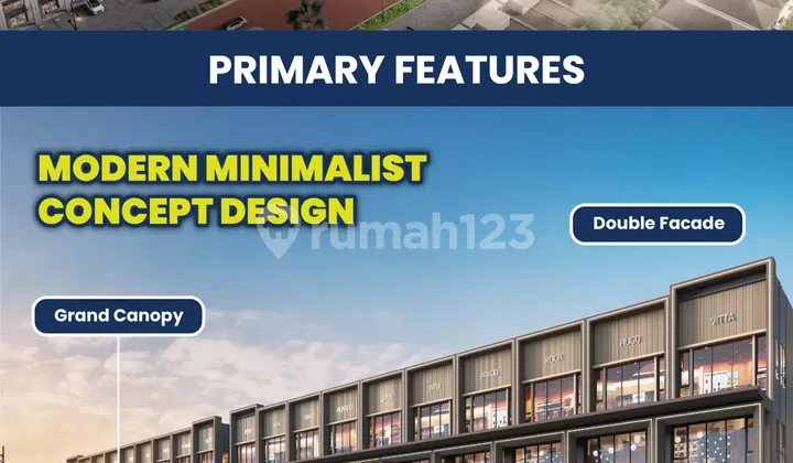 Ruko 3 Lantai Hampton East Siap Pakai Dekat Hampton Square