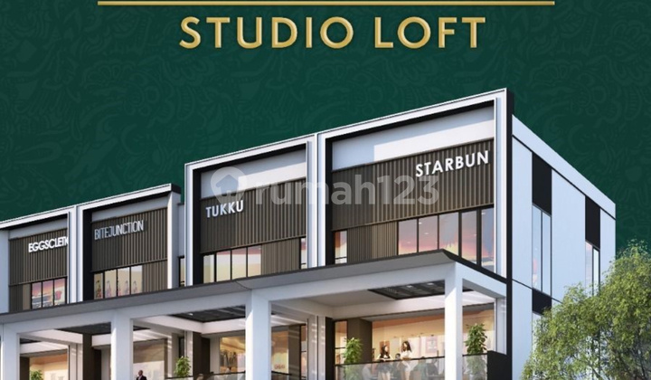 Menteng Studio Loft Ruko Hadap Jalan Boulevard Il Lago