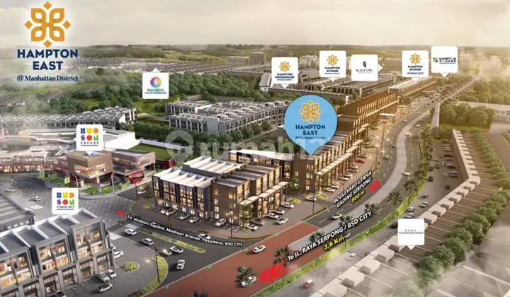 Hampton East Avenue Studio Loft Hadap Jalan Boulevard