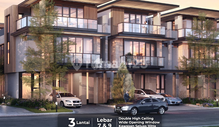 Finore Rumah 3 Lantai Jalan Boulevard Gading Serpong