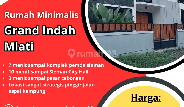 Rumah Siap Huni di Mlati, Akses Mobil Lancar 1