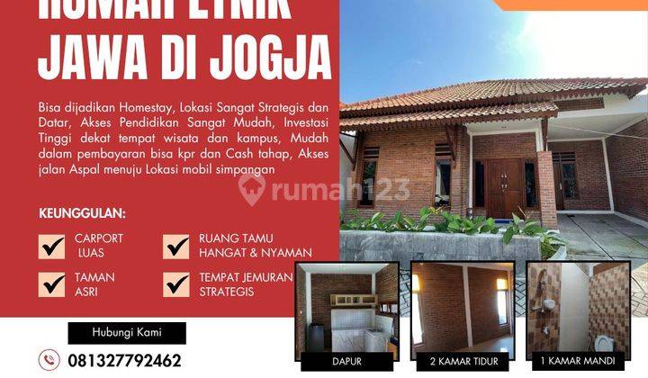 Rumah Murah Jogja Bonus Ac Dekat Tugu Jogja Exit Tol SHM + Imb 1