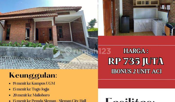 Rumah Strategis Jogja Dekat Wisata Sertifikat Ready  1