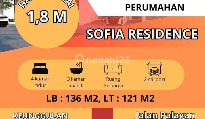 Properti Premium 2 Lantai Lokasi Strategis, Bonus Privat Minipool 1