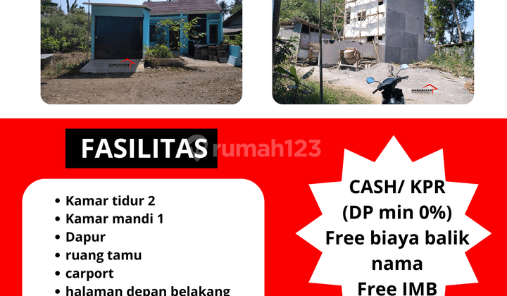 Investasi Rumah Murah Jogja, Akses Jalan Aspal Lancar  1