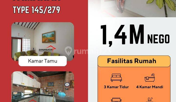 Rumah Klasik Modern Murah Jogja Cocok Jadi Homestay Free Furnish 1