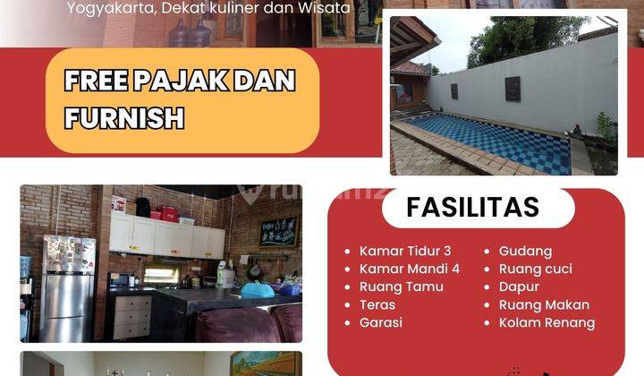 Harga Nego, Rumah Free Furnish Pajak, Proses Mudah, Dekat Kuliner 1